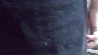 Squirted all over him as he ripped my tights and knickers