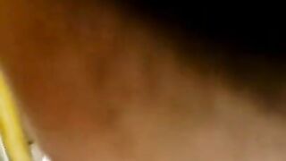 Almost caught, secret family blowjob with facial cumshot