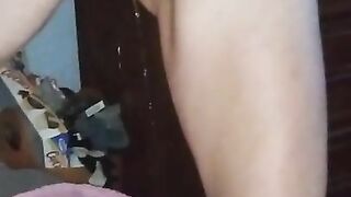 Punk slave wife pissing in redconverse