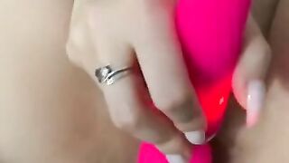 Wanted a toy in her ass and a cock in her pussy