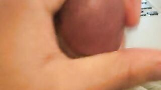 POV Cock Stroking and Cum Shot