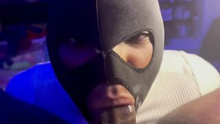 Slutty Housewife Gags On Hard Dick