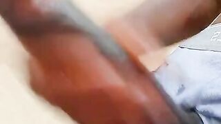 Part 3 Jerking off my hard dick and watching slim thick girl get fuck porn