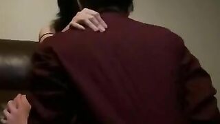 Hot lesbian girlfriend licking her pussy