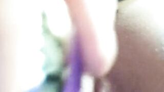 Double penetration with clit vibrator makes Mommy Orgasm