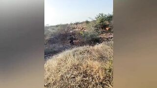 Desi aunty outdoor village sex