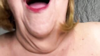 British granny 70 old years show tits