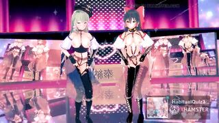 Touhou Project Series Hai Phut Hon In Bondage Reimu Hakurei And Sanae Kochiya Sexy 3d hentai mmd r18 sexy milf BDSM