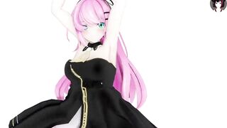 Cute Teen Dancing In Dress Showing Her Pussy (3D HENTAI)