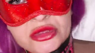 Anal cum in wife slave ass!!