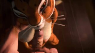 Tiger From Kung Fuu PAnda Love Hard Anal in 4k UHD