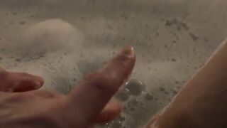 Pretty Pussy Slowly Stroked in Bathtub