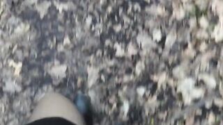 Sissy First time enfemme public in Leather