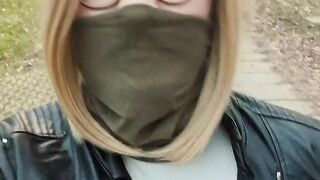 Sissy First time enfemme public in Leather