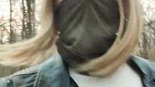 Sissy First time enfemme public in Leather