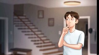 Summertime Saga Sex Scene She gave me a foot Job