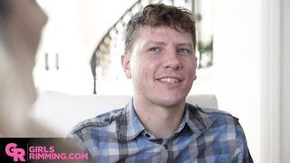 GIRLSRIMMING - Surprise rimming for stepbrother by Merida Set