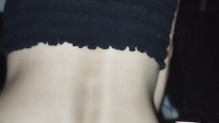 Shy learning to ride, beautyful ass - PENDEJA PUTA ARGENTINA