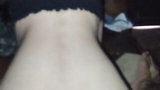 Shy learning to ride, beautyful ass - PENDEJA PUTA ARGENTINA