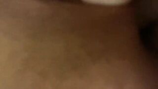 My Dom masturbates in Me. His cock fucks me anal and his hand in my pussy.