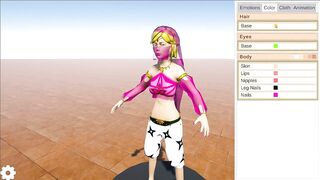 3D Customizable Blowjob Scene Game
