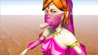 3D Customizable Blowjob Scene Game