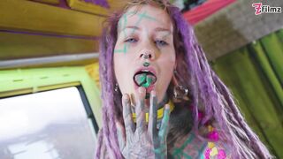 Hardcore Anal Fuck and Cum on Face in Sexy Lingerie with Hot Tattoo Girl - Facial - POV