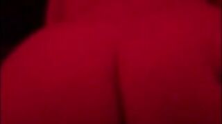 Amazing ass in your face while she rides reverse cowgirl