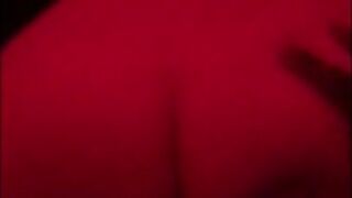 Amazing ass in your face while she rides reverse cowgirl