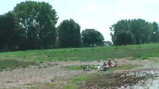 Milf slut fisted outdoors