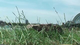 Milf slut fisted outdoors