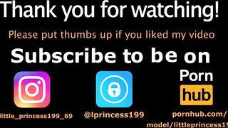 I love it when he cums inside me! With conversations!