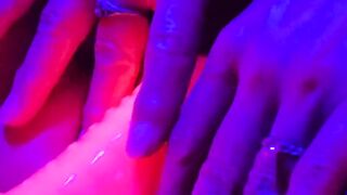 Pounding my Cyberpunk Pussy with the Fuck Machine.