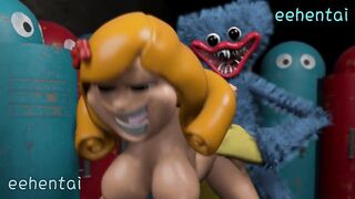 Poppy Playtime - Miss Delight sex with Huggy Wuggy
