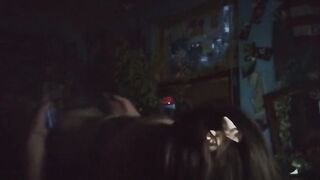 Beautiful Brunette Plays with Herself on the Sofa