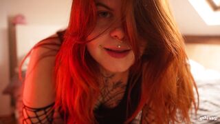 Tu ne jouiera pas - amateur femdom francaise alt rousse poilue frustration teasing